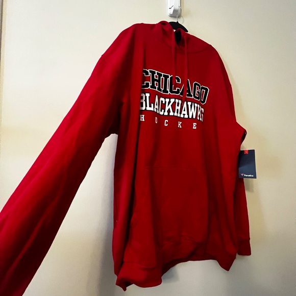 Fanatics 2XLT Chicago Blackhawks Fleece Lined Hoodie - Picture 2 of 6